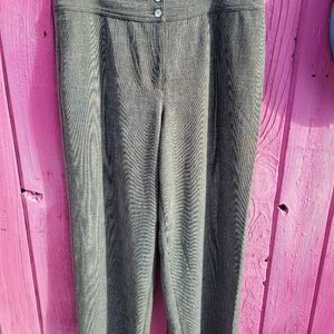 Chicos Loden green Vintage slight tweed pants
